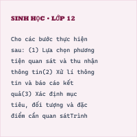 Trắc nghiệm Sinh học 10 Bài 2 có đáp án