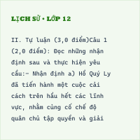 Đề thi giữa kì 2 Sử 11 CTST có đáp án ( Đề 2)