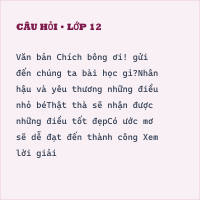 Tự luận Thực hành đọc hiểu: Chích bông ơi! có đáp án (Phần 3)