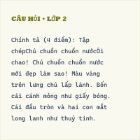 Đề kiểm tra giữa kì 1 Tiếng Việt lớp 2 có đáp án - Đề 16