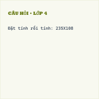 Đề thi học kì 1 Toán lớp 4 có đáp án (Đề 8)