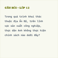 Bộ đề thi giữa kì 2 Lịch sử 8 cấu trúc mới có đáp án - Đề 1