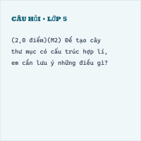 Đề thi giữa học kì 1 môn Tin học lớp 5 có đáp án (Đề 2)