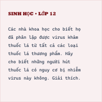 Đề kiểm tra học kì 2 Sinh học 10 có đáp án- Đề 2
