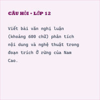 (Ngữ liệu ngoài sgk) Ở rừng