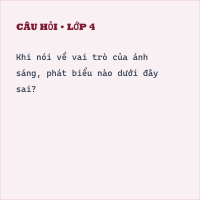 Trắc nghiệm Khoa học lớp 4 Bài 9 có đáp án