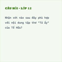 Vài nét về nhà thơ Tố Hữu (có đáp án)