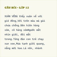 (Ngữ liệu ngoài sgk) Xuân về