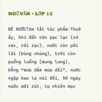 Bộ đề kiểm tra cuối học kì 1 Văn 10 có đáp án - Đề 10