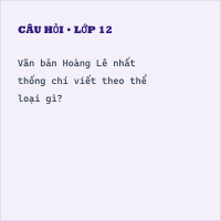 Trắc nghiệm Hoàng Lê nhất thống chí có đáp án