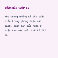 Bộ đề thi học kì 2 Lịch sử 8 Cấu trúc mới có đáp án - Đề 2