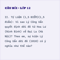 Bộ đề thi giữa kì 2 Lịch sử 7 cấu trúc mới có đáp án - Đề 1