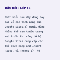 Tự luận Tin học 12 Bài E1 có đáp án