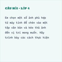 Bộ đề thi giữa kì 2 Tin học lớp 4 có đáp án ( Đề 1 )