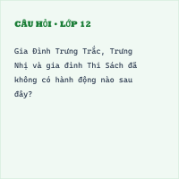 Trắc nghiệm Lịch sử 6 Khởi nghĩa Hai Bà Trưng có đáp án - Thumbnail