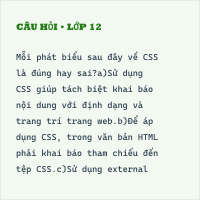 Đề thi học kì 1 Tin học 12 có đáp án- Đề 3