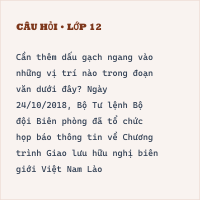 Trắc nghiệm Dấu gạch ngang có đáp án