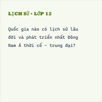 Trắc nghiệm Lịch Sử Bài 6 (có đáp án): Các quốc gia phong kiến Đông Nam Á