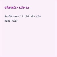 Trắc nghiệm Cô bé bán diêm có đáp án