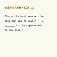 Trắc nghiệm Tiếng Anh 8 Unit 8 - Ngữ pháp - có đáp án
