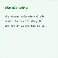 Đề thi Giữa kì 1 môn Toán lớp 2 có đáp án (Nâng cao - Đề 4)