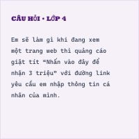 Bộ đề thi giữa kì 1 Tin học lớp 4 có đáp án ( Đề 3 )
