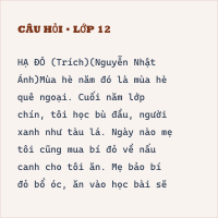 (Ngữ liệu ngoài sgk) Hạ đỏ