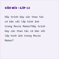 Đề thi Học kì 2 Tin học 9 có đáp án (Đề 1)