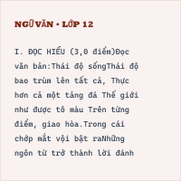 (2024) Đề minh họa tham khảo BGD môn Văn có đáp án (Đề 13) - Thumbnail